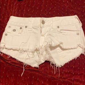 True Religion cut off shorts